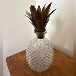 Vintage Pier 1 Imports Pineapple Decanter